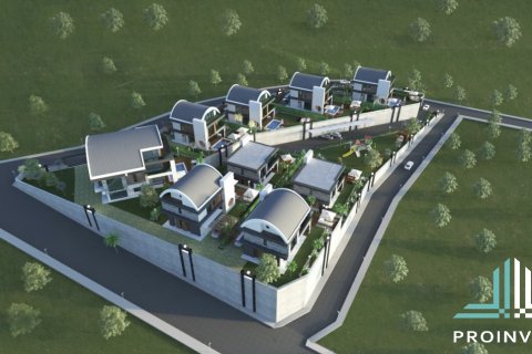 4+1 Villa  i Kargicak, Alanya, Antalya, Tyrkiet Nr. 52526 - 2