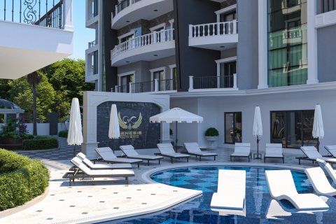 1+1 Lejlighed  i Alanya, Antalya, Tyrkiet Nr. 51280 - 14
