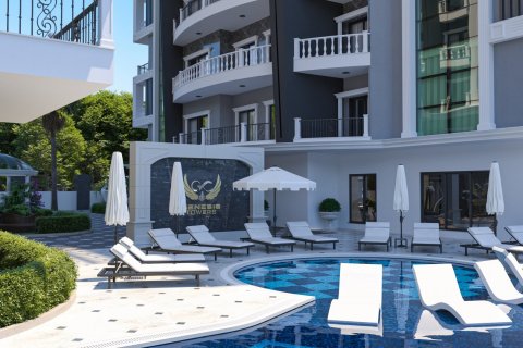 3+1 Penthouse  i Alanya, Antalya, Tyrkiet Nr. 51337 - 14