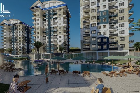 1+1 Lejlighed  i Alanya, Antalya, Tyrkiet Nr. 52520 - 3