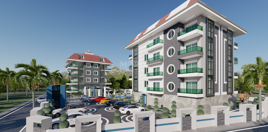 3+1 Lejlighed i Modern residential complex in the Oba area with a swimming pool on the territory and all necessary infrastructure, Alanya, Antalya, Tyrkiet Nr. 52784