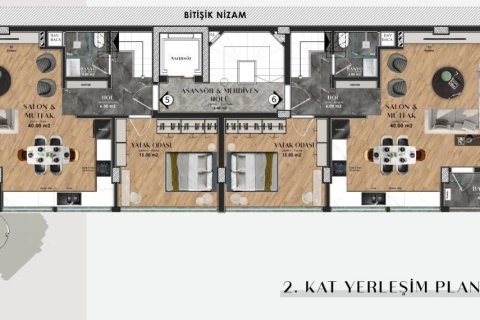 4+1 Lejlighed  i Antalya, Tyrkiet Nr. 53540 - 5