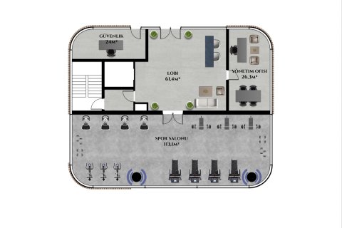 3+1 Villa  i Izmir, Tyrkiet Nr. 52439 - 15