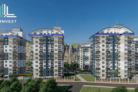 1+1 Lejlighed  i Alanya, Antalya, Tyrkiet Nr. 52520 - 2