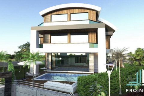 4+1 Villa  i Kargicak, Alanya, Antalya, Tyrkiet Nr. 52526 - 1