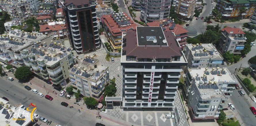 3+1 Lejlighed  i Alanya, Antalya, Tyrkiet Nr. 54668
