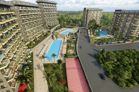 1+1 Lejlighed i A comfortable and cozy complex on the Mediterranean coast surrounded by dense pine forests, Alanya, Antalya, Tyrkiet Nr. 53918 - 2