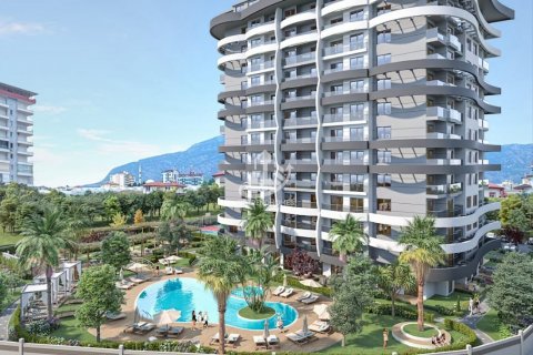 1+1 Penthouse  i Mahmutlar, Antalya, Tyrkiet Nr. 39072 - 2