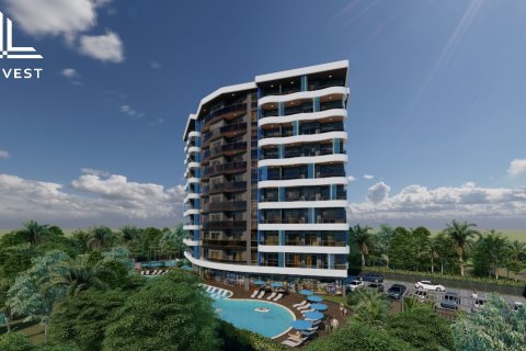 1+1 Lejlighed  i Alanya, Antalya, Tyrkiet Nr. 51487 - 2