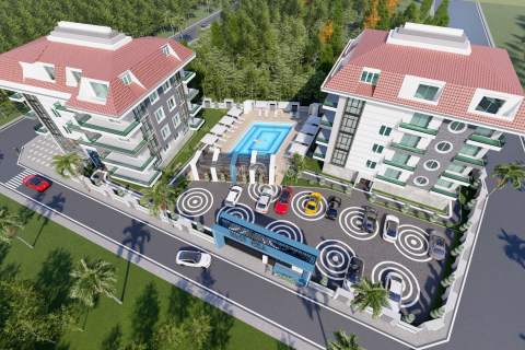 3+1 Lejlighed i Modern residential complex in the Oba area with a swimming pool on the territory and all necessary infrastructure, Alanya, Antalya, Tyrkiet Nr. 52784 - 16