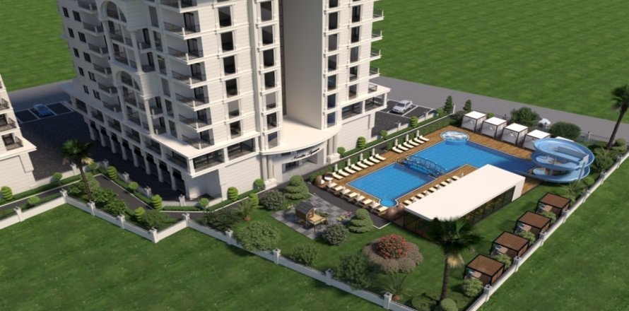 1+1 Lejlighed i Novita Square Residence, Mahmutlar, Antalya, Tyrkiet Nr. 52065