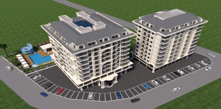 1+1 Lejlighed i Novita Square Residence, Mahmutlar, Antalya, Tyrkiet Nr. 52066