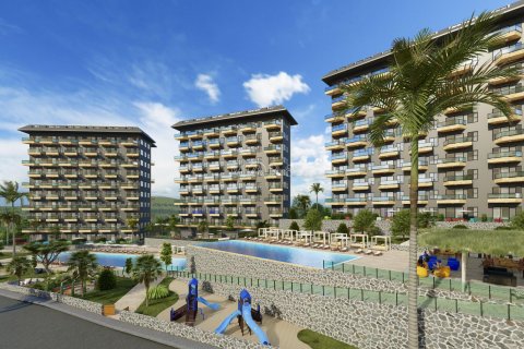 1+1 Lejlighed i A comfortable and cozy complex on the Mediterranean coast surrounded by dense pine forests, Alanya, Antalya, Tyrkiet Nr. 53918 - 12