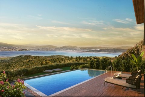 3+0 Villa  i Bodrum, Mugla, Tyrkiet Nr. 50774 - 3