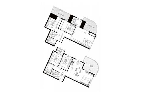 5+1 Penthouse i Yekta Sungate Residence, Gazipasa, Antalya, Tyrkiet Nr. 52001