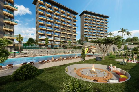 1+1 Lejlighed i A comfortable and cozy complex on the Mediterranean coast surrounded by dense pine forests, Alanya, Antalya, Tyrkiet Nr. 53918 - 16