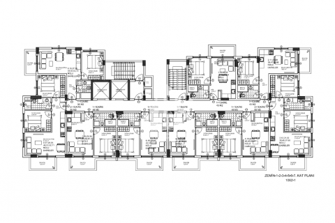 1+1 Lejlighed  i Mahmutlar, Antalya, Tyrkiet Nr. 43249 - 9