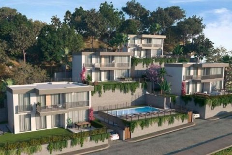 3+0 Villa  i Bodrum, Mugla, Tyrkiet Nr. 40062 - 10