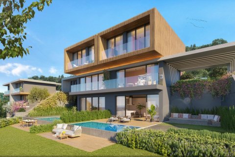 3+0 Villa  i Bodrum, Mugla, Tyrkiet Nr. 50774 - 2