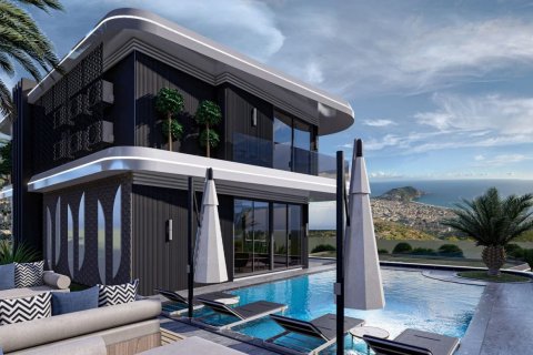 4+1 Villa  i Alanya, Antalya, Tyrkiet Nr. 51344 - 1