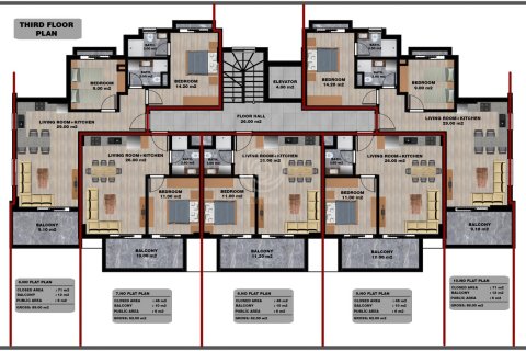 1+1 Lejlighed i Veluxe Residence &#8212; резиденция отельной концепции с инфраструктурой отдыха и СПА, Alanya, Antalya, Tyrkiet Nr. 56148 - 24