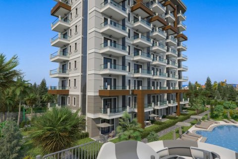 1+1 Lejlighed  i Alanya, Antalya, Tyrkiet Nr. 58973 - 5