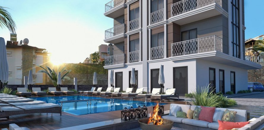 1+1 Penthouse  i Kestel, Antalya, Tyrkiet Nr. 60052