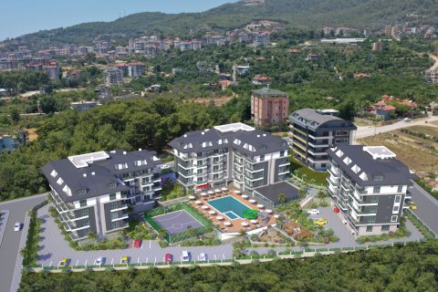 3+1 Lejlighed i Olive Resort, Alanya, Antalya, Tyrkiet Nr. 59529 - 1