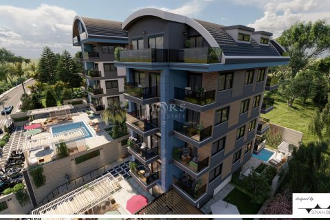 1+1 Lejlighed i Residential complex located in one of the best areas of Alanya &#8211; Oba. With a beautiful view of the sea and mountains, Alanya, Antalya, Tyrkiet Nr. 59219 - 1