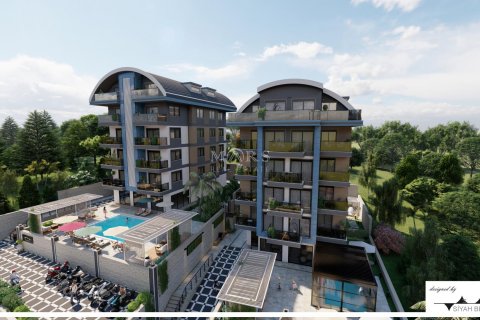 2+1 Lejlighed i Residential complex located in one of the best areas of Alanya &#8211; Oba. With a beautiful view of the sea and mountains, Alanya, Antalya, Tyrkiet Nr. 59220 - 4