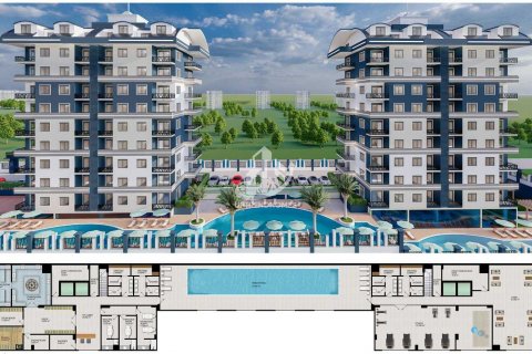 1+1 Boligkompleks  i Konakli, Antalya, Tyrkiet Nr. 60658 - 21