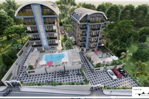 2+1 Lejlighed i Residential complex located in one of the best areas of Alanya &#8211; Oba. With a beautiful view of the sea and mountains, Alanya, Antalya, Tyrkiet Nr. 59220 - 2