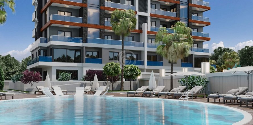 4+1 Lejlighed i Mim Towers Residence — комфортная резиденция с концепцией отеля!, Alanya, Antalya, Tyrkiet Nr. 56583