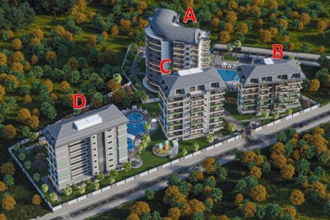 2+1 Lejlighed  i Alanya, Antalya, Tyrkiet Nr. 58826 - 17