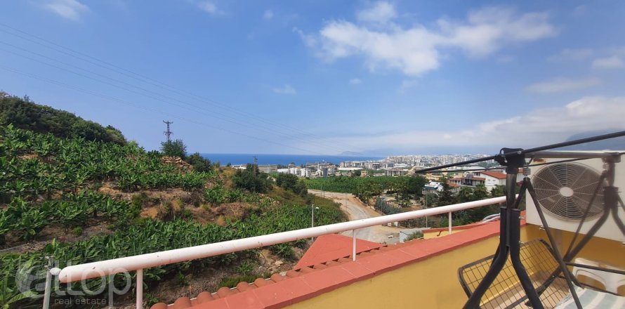 3+1 Penthouse  i Alanya, Antalya, Tyrkiet Nr. 60116