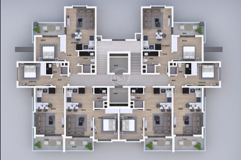 2+1 Lejlighed i Elsa Sea Suit Residence (Газипаша, Турция), Gazipasa, Antalya, Tyrkiet Nr. 59627 - 15