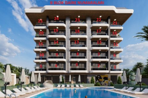 1+1 Lejlighed  i Alanya, Antalya, Tyrkiet Nr. 58936 - 21