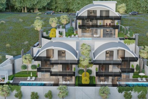 4+1 Villa  i Alanya, Antalya, Tyrkiet Nr. 62122 - 4