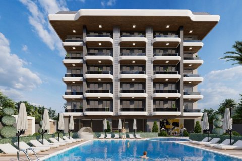 1+1 Lejlighed  i Alanya, Antalya, Tyrkiet Nr. 58936 - 2