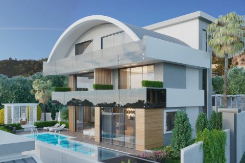 4+1 Villa  i Alanya, Antalya, Tyrkiet Nr. 62122 - 9