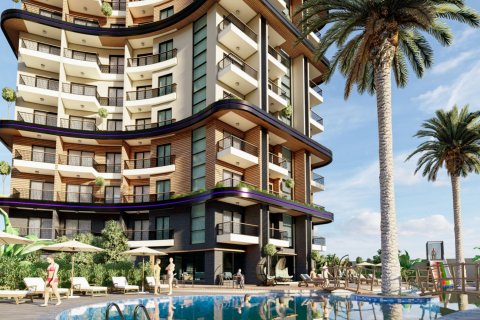 3+1 Penthouse  i Mahmutlar, Antalya, Tyrkiet Nr. 62461 - 2