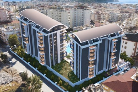 1+1 Lejlighed  i Alanya, Antalya, Tyrkiet Nr. 58906 - 5