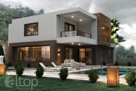 5+1 Villa  i Alanya, Antalya, Tyrkiet Nr. 54888 - 1