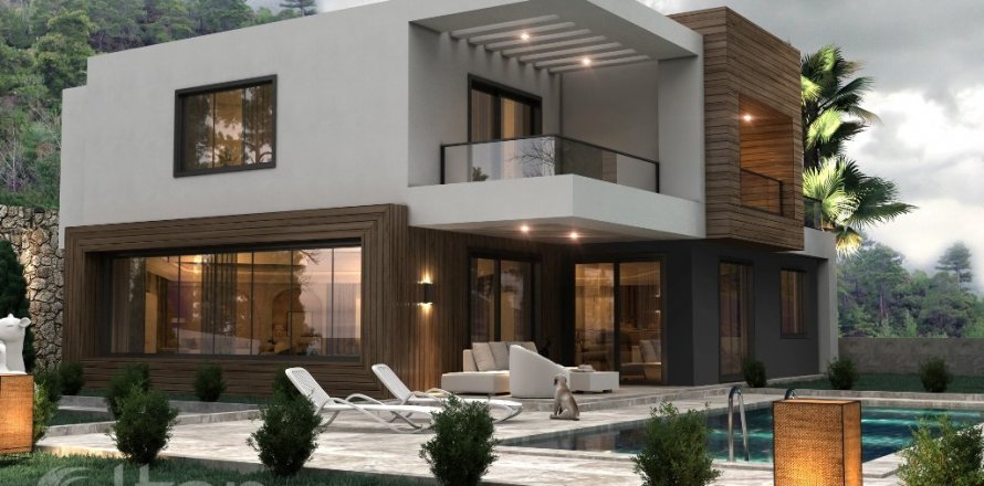 5+1 Villa  i Alanya, Antalya, Tyrkiet Nr. 54888