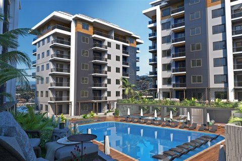 1+1 Lejlighed  i Alanya, Antalya, Tyrkiet Nr. 58858 - 5