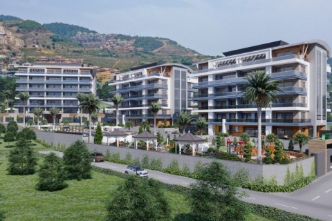1+1 Lejlighed  i Alanya, Antalya, Tyrkiet Nr. 58977 - 2