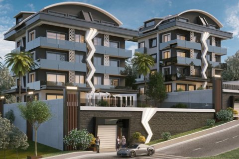 4+1 Lejlighed  i Alanya, Antalya, Tyrkiet Nr. 58863 - 1