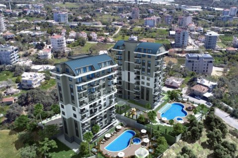2+1 Lejlighed  i Alanya, Antalya, Tyrkiet Nr. 58939 - 4