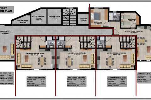 1+1 Lejlighed i Veluxe Residence &#8212; резиденция отельной концепции с инфраструктурой отдыха и СПА, Alanya, Antalya, Tyrkiet Nr. 56148 - 26