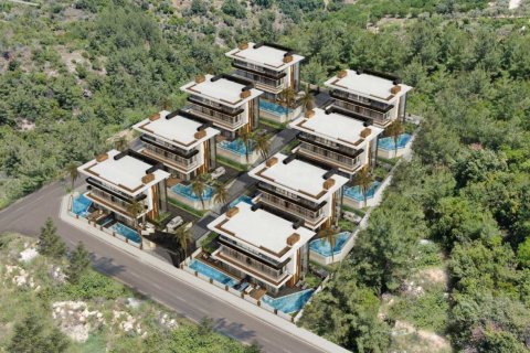 3+1 Villa  i Oba, Antalya, Tyrkiet Nr. 63278 - 1